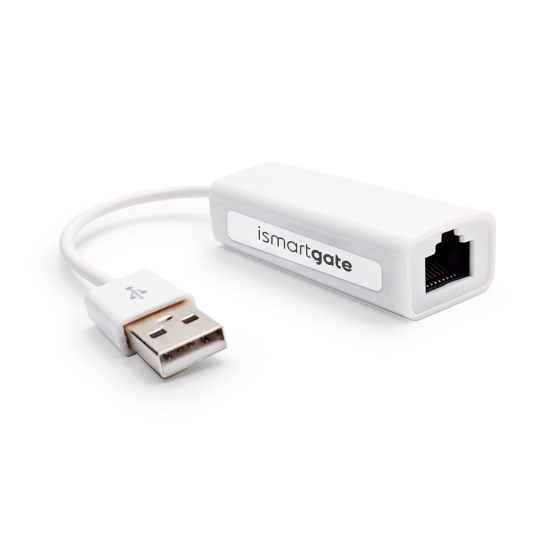USB to Ethernet adaptor to connect ismartgate to your home network